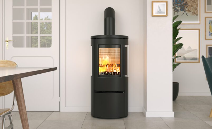 TERMATECH TT23RG A-FLAME | FRITSTÅENDE BRÆNDEOVN | SORT