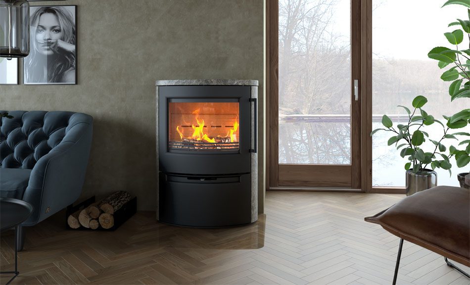 TERMATECH TT55RS | FRITSTÅENDE BRÆNDEOVN | SORT Card image cap